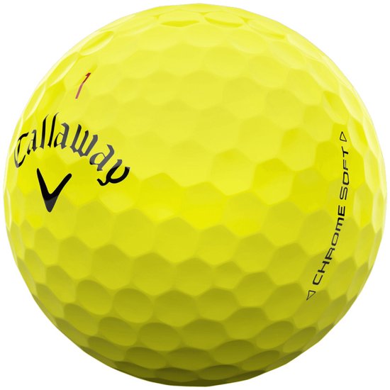 Callaway Chrome Soft Golfballen 2024 - Geel - 12 Stuks van Merkloos — afbeelding 3