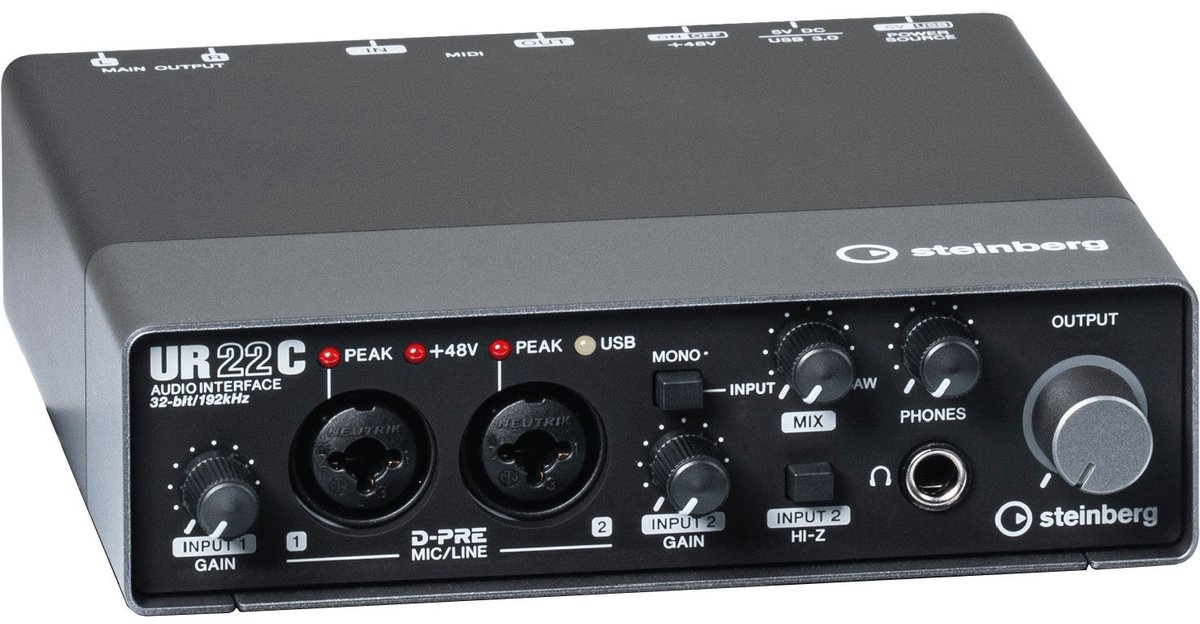 Steinberg UR22C USB 3 audio interface