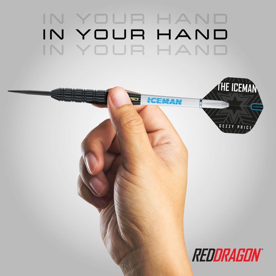 Red Dragon Gerwyn Price Iceman Brass Dartshopper Exclusives - Dartpijlen van Merkloos — afbeelding 4