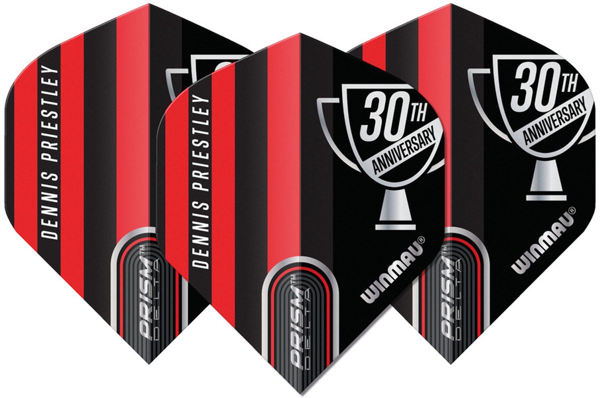 Winmau Prism Delta Dennis Priestley 30th Anniversary - Dart Flights
