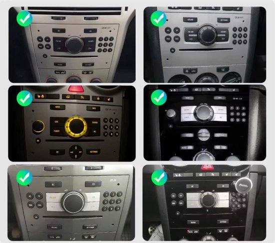 2 64G] CAMECHO Android 13 autoradio voor Opel Corsa d/Astra h/Zafira b/Meriva/Vivaro met