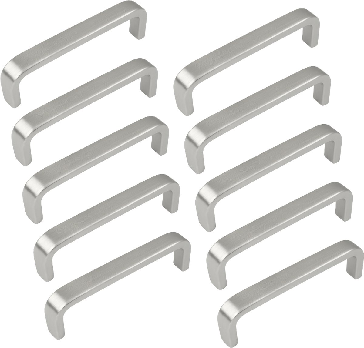 20X Handgrepen Aluminium - Boormaat 128mm - Kastgrepen
