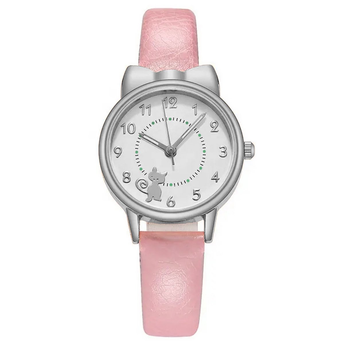Kinderhorloge meisje | Roze | Zilver | SEVEND®