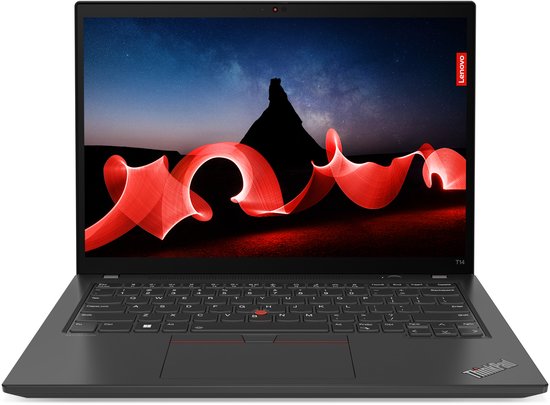 Lenovo ThinkPad T14 Gen 4 (AMD) AMD Ryzen™ 7 PRO 7840U Laptop 35,6 cm (14") WUXGA 16 GB LPDDR5x-SDRAM 512 GB SSD Wi-Fi 6E (802.11ax) Windows 11 Pro Engels Zwart