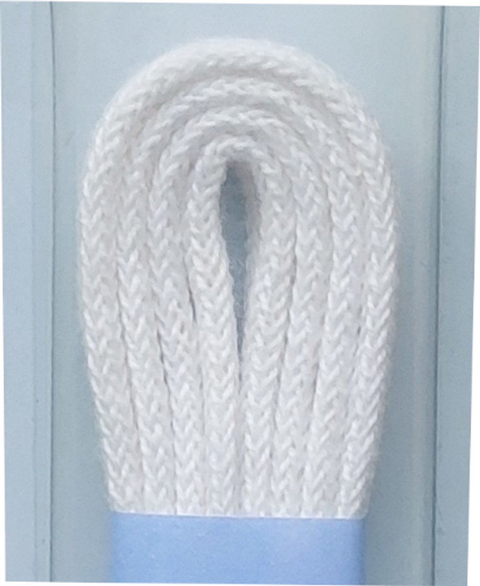 Gala Veter - Wit - Dun Rond - Lengte 90 cm - Dikte 2 mm - Schoenveter