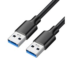 Qost - USB-A 3.0 naar USB-A 3.0 - 3 Meter- 5 Gbps - Datakabel - USB Verlengkabel - Vergulde contacten