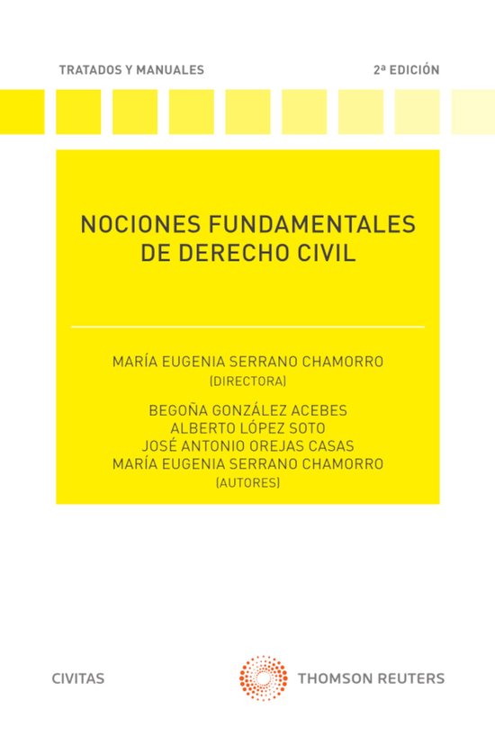 Nociones fundamentales de Derecho Civil (2.ª Edición) - cover