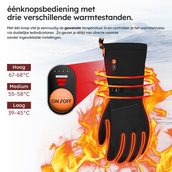 Verwarmende Handschoenen - Langdurige 3 Standen Verstelbare