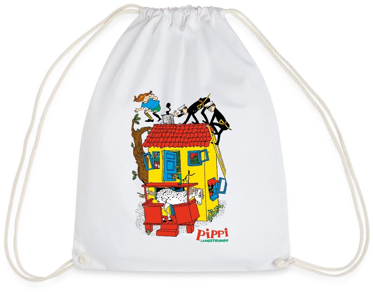 Pippi Langkous Villa Kakelbont Gymtas