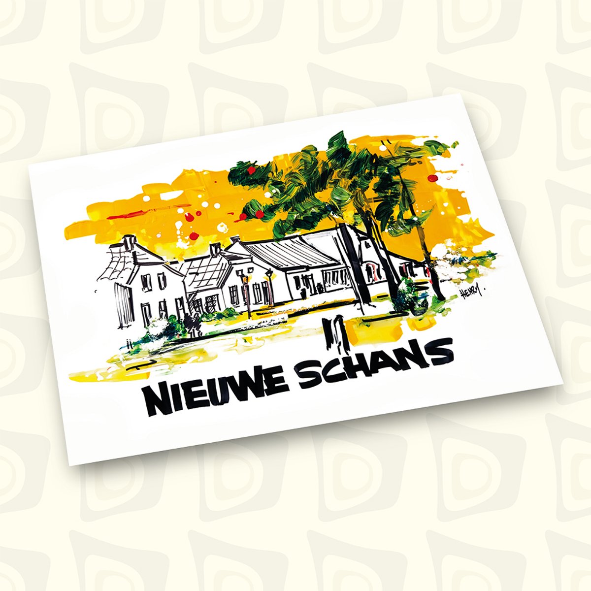 NIEUWE SCHANS, UNIEKE ANSICHTKAART, 12 STUKS