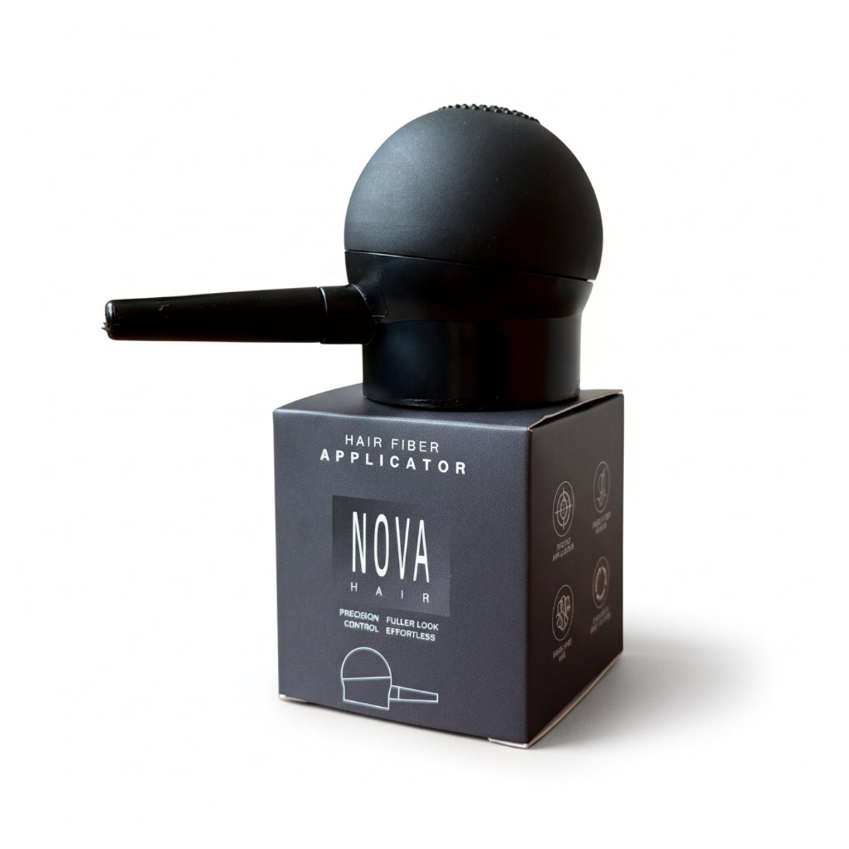 Nova Hair - Hair Fiber Spray Applicator - Precisie Spraykop voor Keratine Haarvezels - Eenvoudige & Nauwkeurige Toepassing