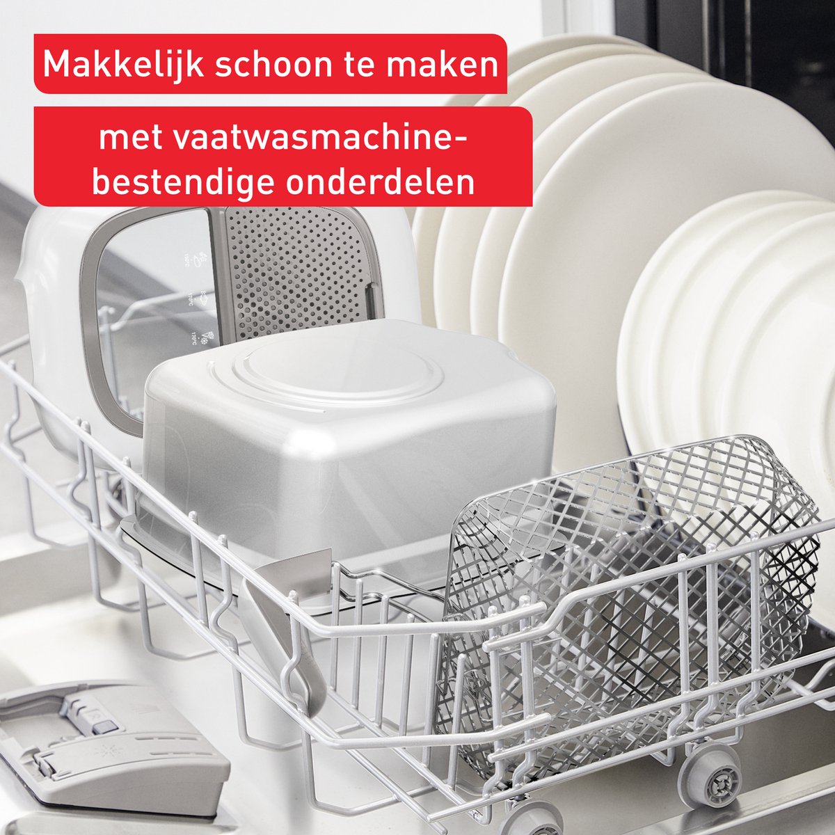 Tefal Super Uno FR3140 - Frituurpan - 2,2 L - Anti-geurfilter - Kijkvenster - Digitale timer - Makkelijk Schoonmaken - 1800W thumbnail 4