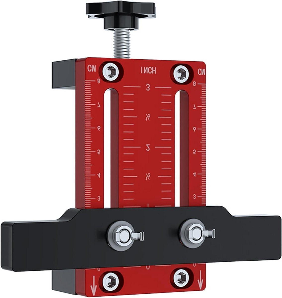 CSGoods - Kastdeur Installatie Positioner, Aluminium Kast Deur Montage Jig, Verstelbare Ondersteuning Arm Tool - Handig Voor Lade Deurkast Installatie