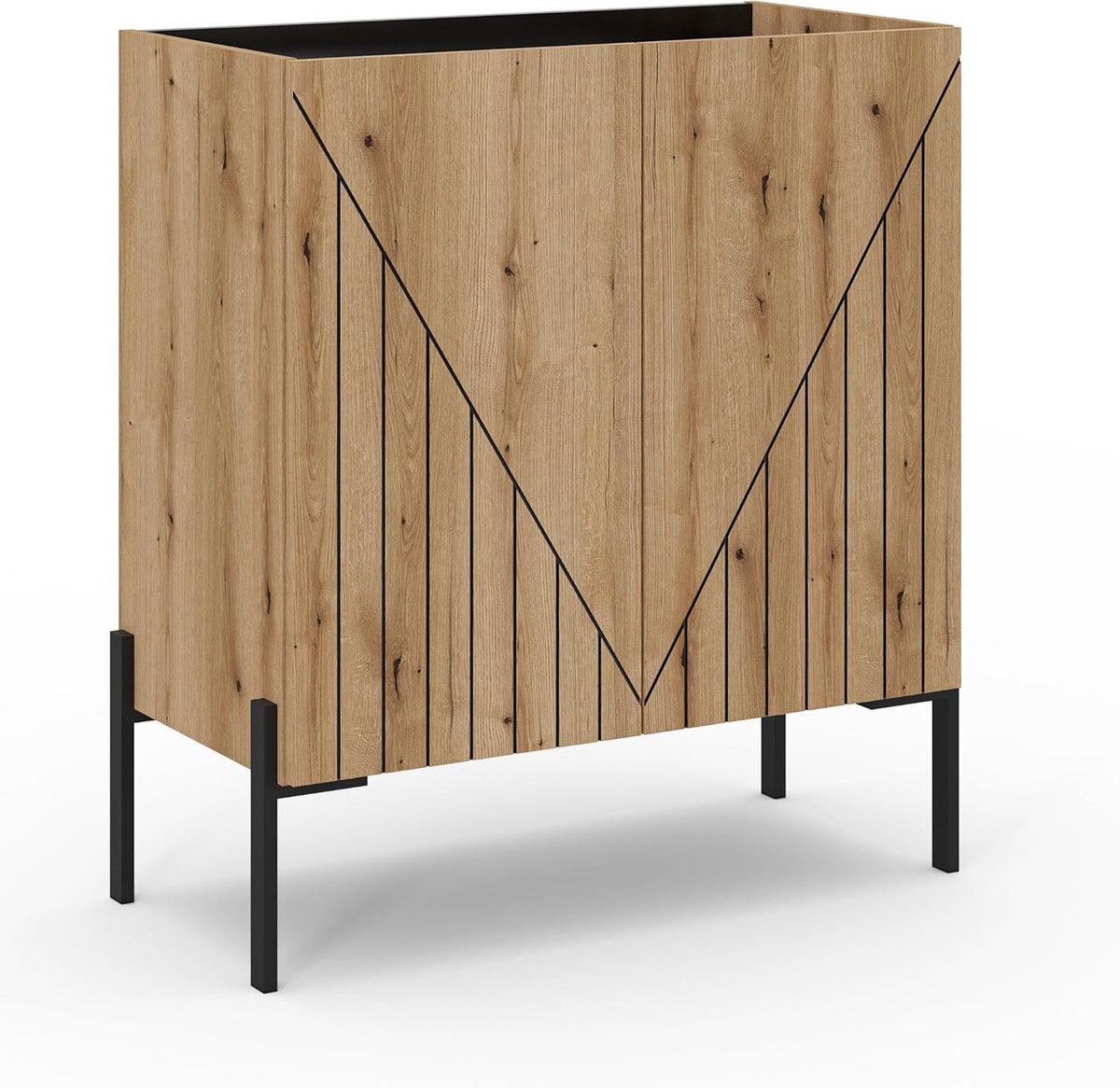 Furnilux Lowboard Neo in Evoke Oak - 153x62x40cm