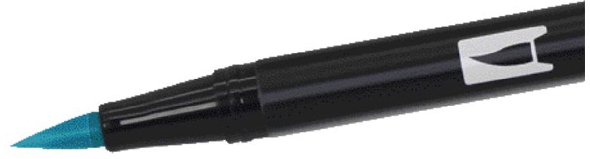 Tombow Brush pen - ABT 407 - Dual brushpen - Tiki Teal - Blauw — afbeelding 5