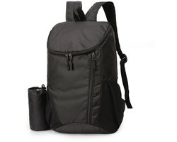 Ultralichte opvouwbare kleine rugzak - lichtgewicht wandelrugzak - unisex outdoorrugzak - waterdichte wandelrugzak - geschikt voor kamperen - wandelen - reizen - sport - bergbeklimmen - fietsen -42*28*20cm-Zwart