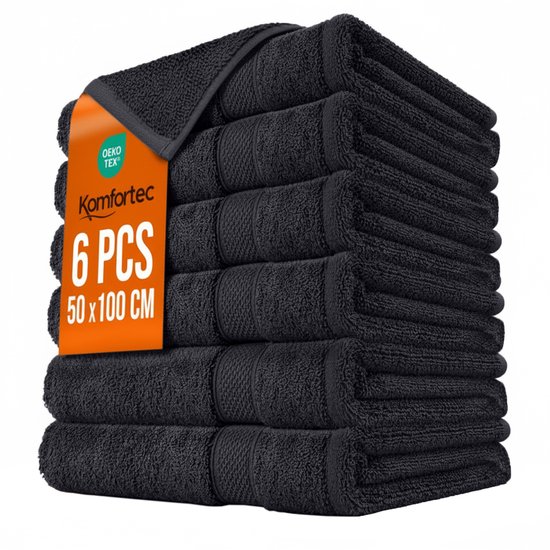 NatureMark 8er_natur 8-Pack Handdoeken, 100% Katoen, Crème, 50 x 100cm