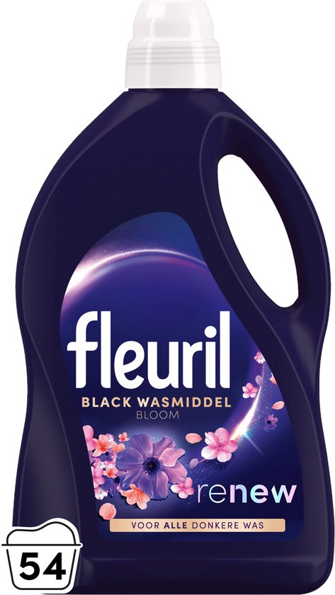 Fleuril Black Bloom vloeibaar wasmiddel – 54 wasbeurten