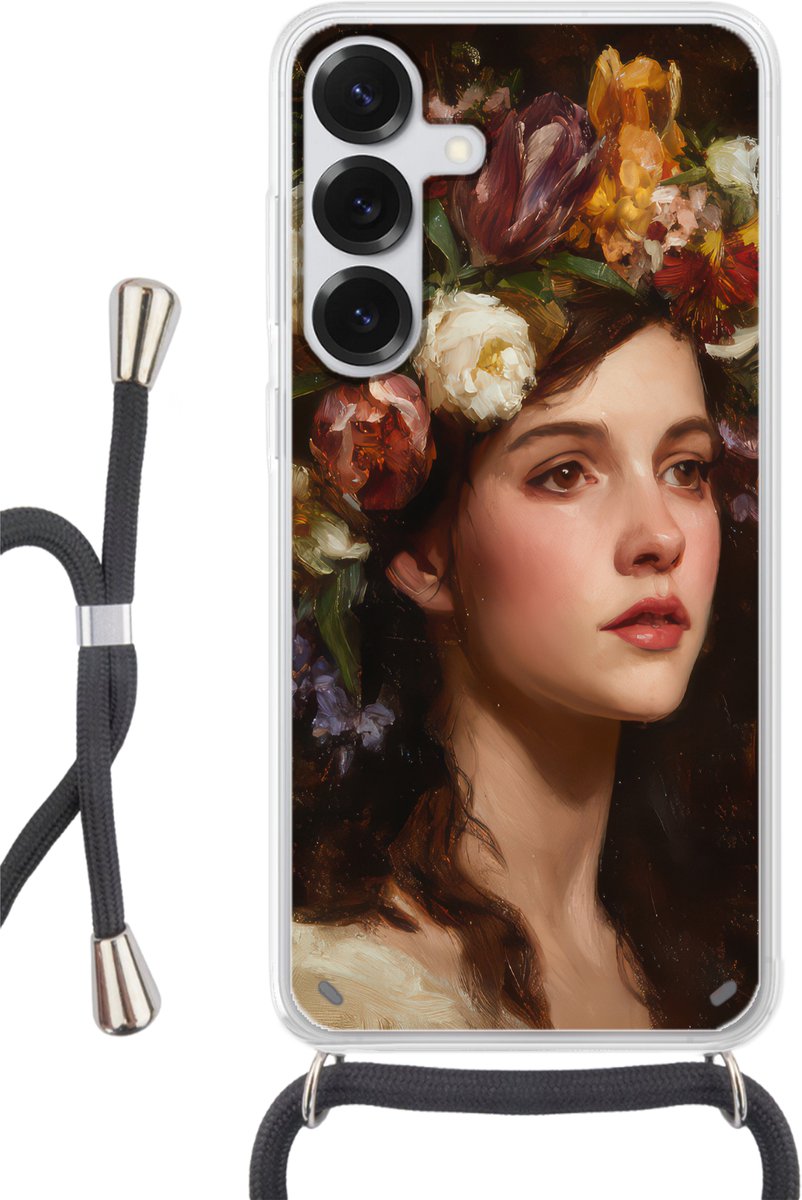 Portret - Vrouw - Bloemen