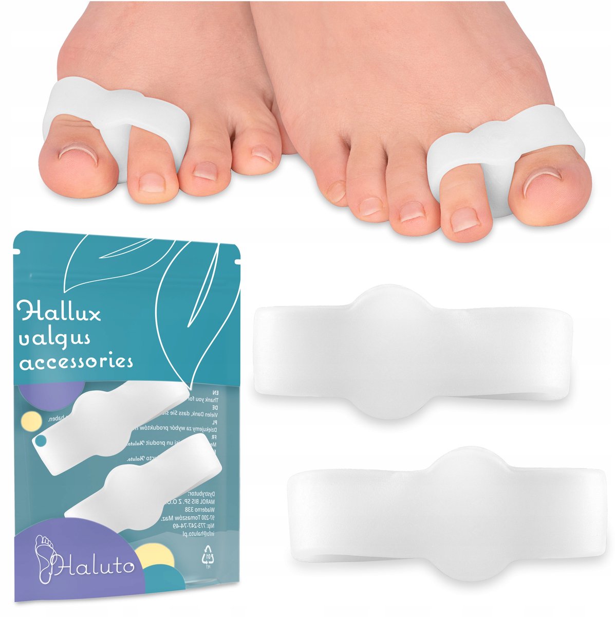 Gel Zeptoren voor Hallux Valgus - Comfort en Correctie