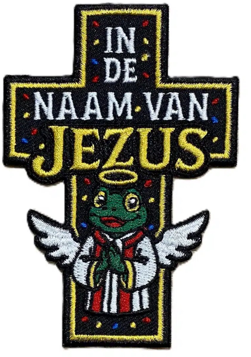 Oeteldonk embleem - In de naam van Jezus