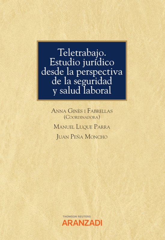 Teletrabajo. Estudio jurídico desde la perspectiva de la se ... - cover