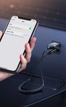 Telefoon met bluetooth instelling, verbonden met Ugreen BT 5.0 adapter met microfoon.