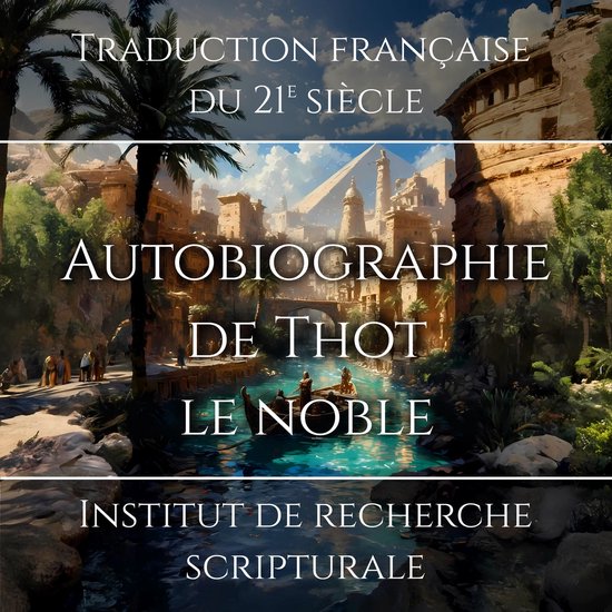 Autobiographie de Thot le noble - cover