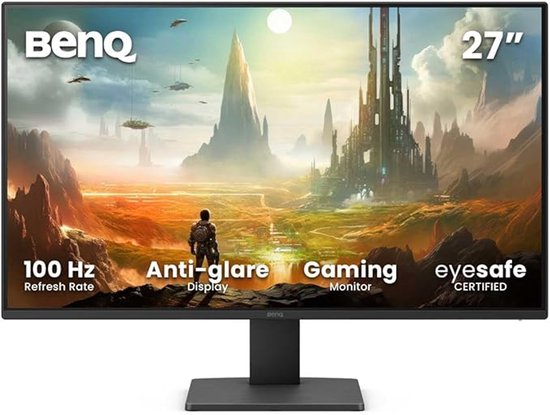BenQ GW2791 27 inch beeldscherm - 1080p FHD - 100Hz - IPS Beeldscherm Computer- HDMI, DisplayPort - 1080x1920 PC Scherm - Ultra Slim Bezel - TUV-Certified - Flicker-free - Low Blue Light Plus - Eye-CareU