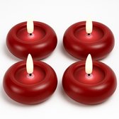 Kopschitz Zwemkaarsen Bordeaux 42 x 26 mm, 40 stuks Kopschitz Zwemkaarsen Bordeaux 42 x 26 mm, 40 stuks