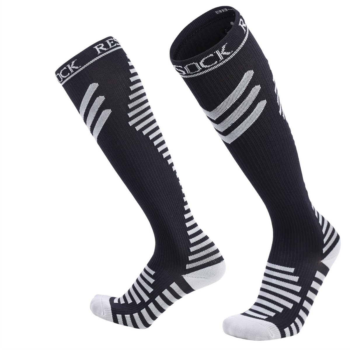Resock Performance Compressiekousen - Sport Compressiesokken - Hardloopsokken voor Heren - Voorkom Spierpijn - Verminder Blessures - Sneller Herstel - Betere Prestaties - Geschikt voor alle Sporten