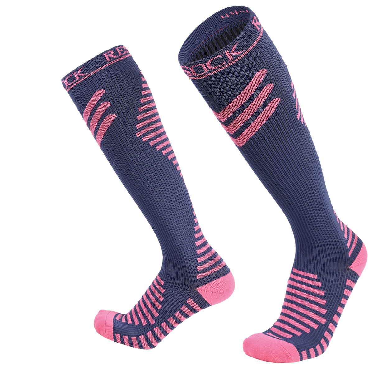 Resock Performance Compressiekousen - Sport Compressiesokken - Hardloopsokken voor Dames - Voorkom Spierpijn - Verminder Blessures - Sneller Herstel - Betere Prestaties - Ideaal voor Sport