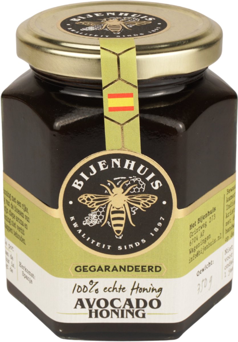 Het Bijenhuis Wageningen - Avocadohoning - 350 g