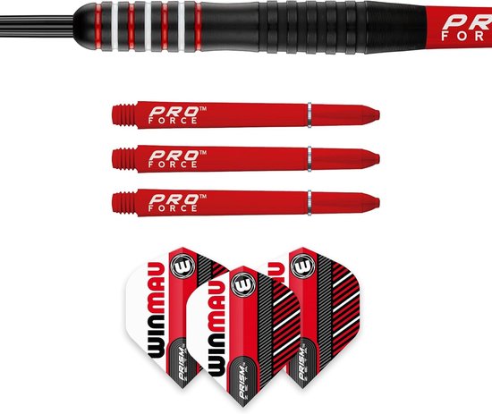 Winmau - Dartpijlen Brass Darts Rookie 20 Gram - Rood van Merkloos — afbeelding 3