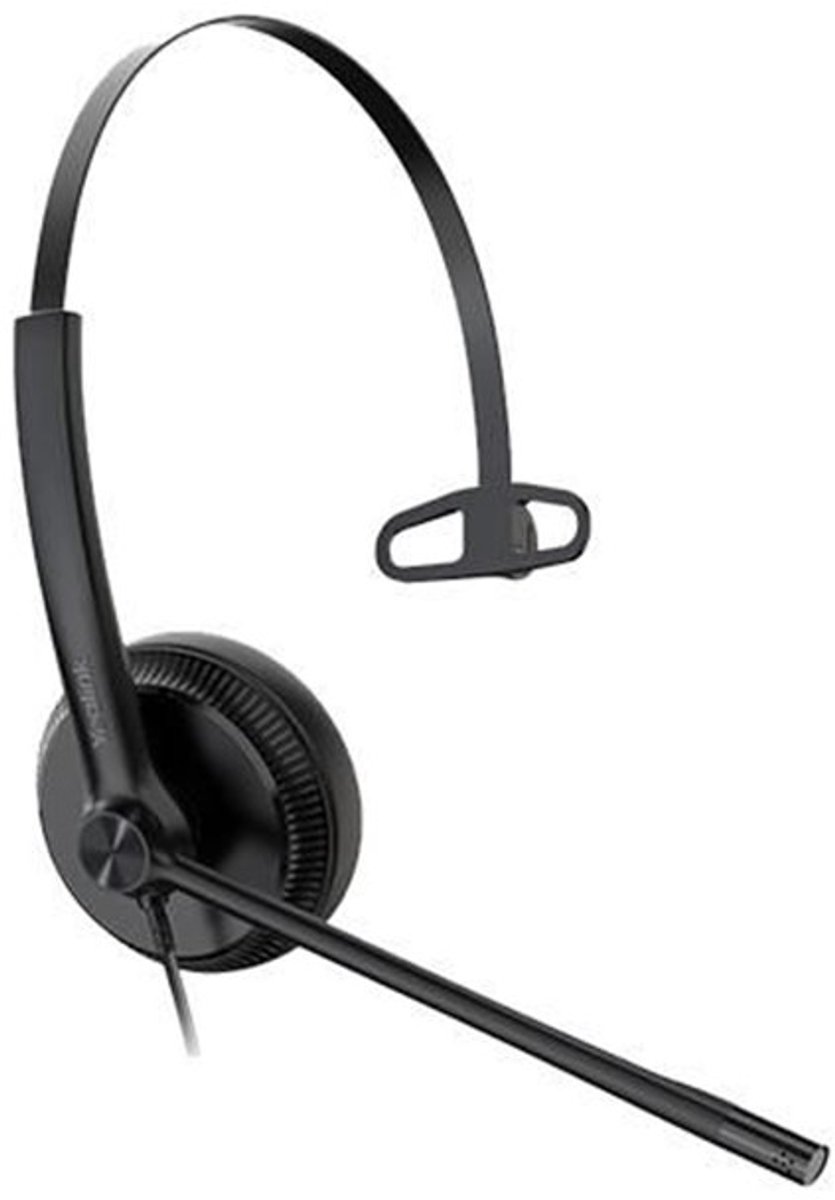 Yealink YHS34 Headset Bedraad Hoofdband Kantoor/callcenter Zwart