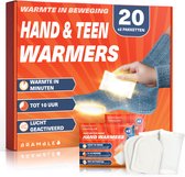 Bramble - Combinatiepakket met 20 paar hand- en teenwarmers (10 paar handwarmers, 10 paar teenwarmers) Tot 10 uur warmte