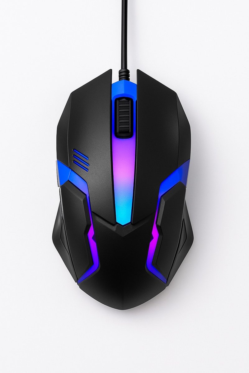 Darenci Gaming muis - RGB verlichting - Computermuis met draad - USB-kabel - Links-/rechtshandig