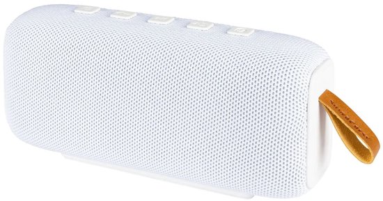 SilverCrest® Bluetooth Speaker SBL 4 A1 - Wit - Draadloze Speaker - Compact Formaat - Krachtig Geluid & Bass - Handsfree Functie - 10 Uur Speeltijd - Bluetooth 5.0