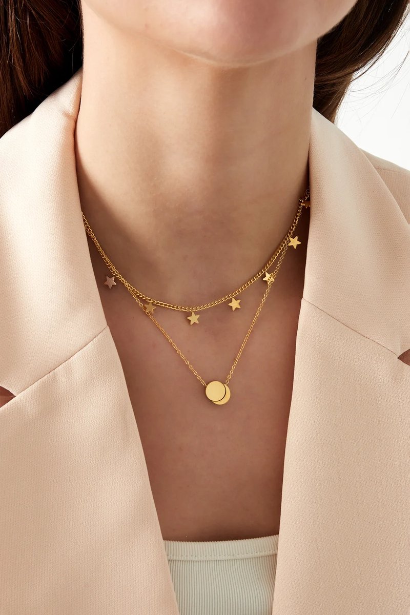 dubbele sterren ketting