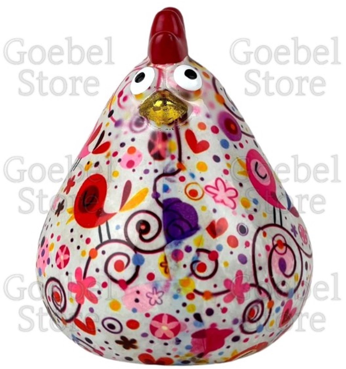 Pomme Pidou Spaarpot Kip Matilda Standaard 004 (14x13x15cm - Keramiek)