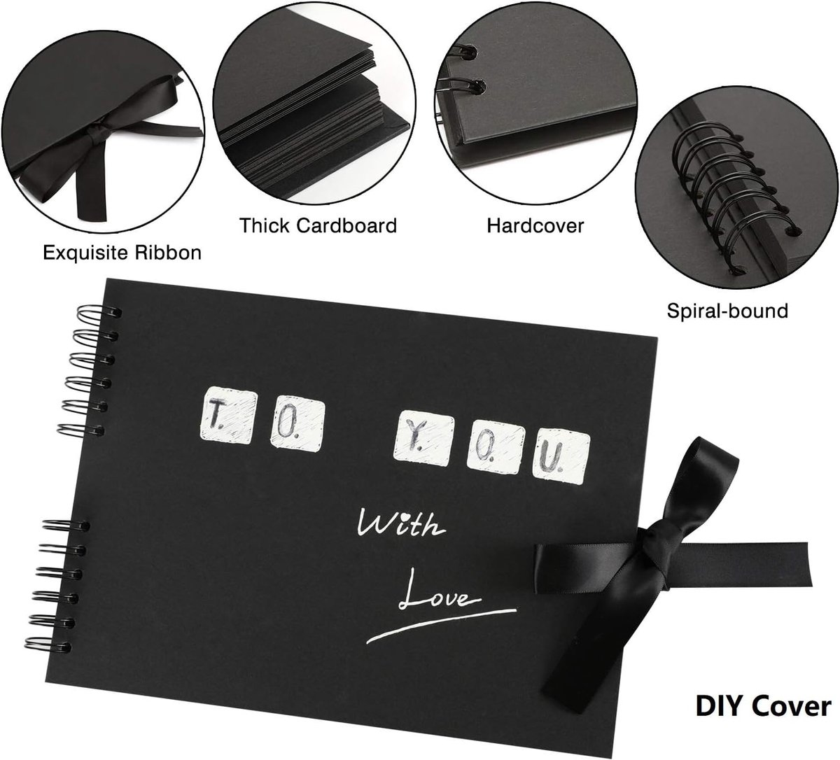 Candala fotoalbum met harde kaft – 21 cm – luxe album voor je mooiste herinneringen
