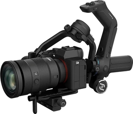 Gimbal Smartphone - Stabilisateur pour Smartphone et Appareil Photo - Gimbal pour Smartphone et Appareil Photo - Angle de roulis 320° - Angle de course 360° - 3 Axis - Tout-en-un - Portable sans miroir - Zwart