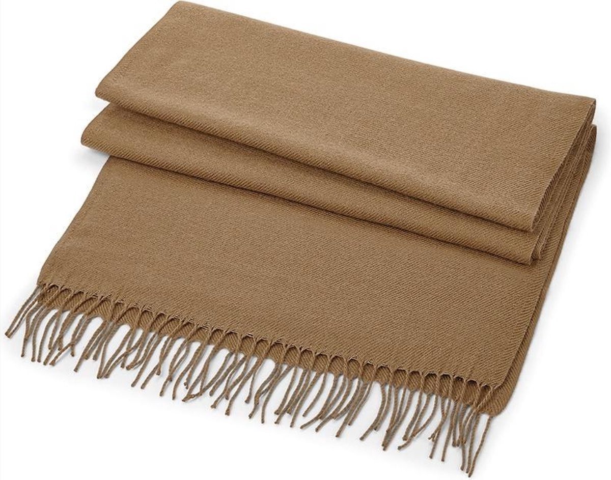 Scoby - Sjaal - Geweven - Oversized - One Size - Beige