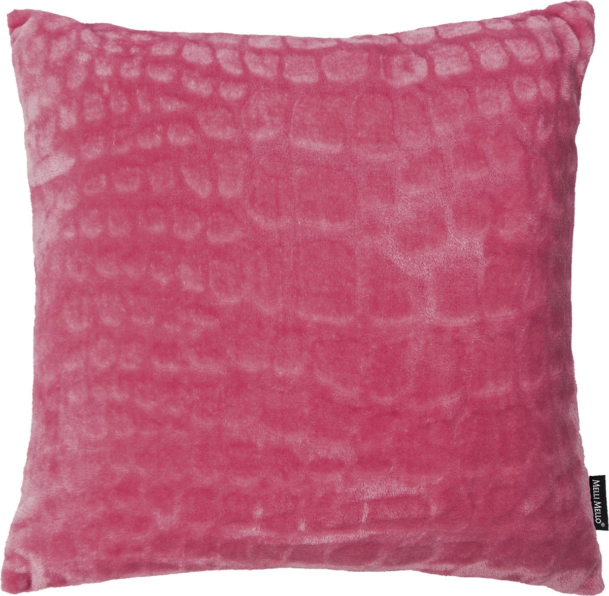 Melli Mello - Sweet Escape Sierkussen - 45x45 cm - Velvet - Roze - Crocoprint
