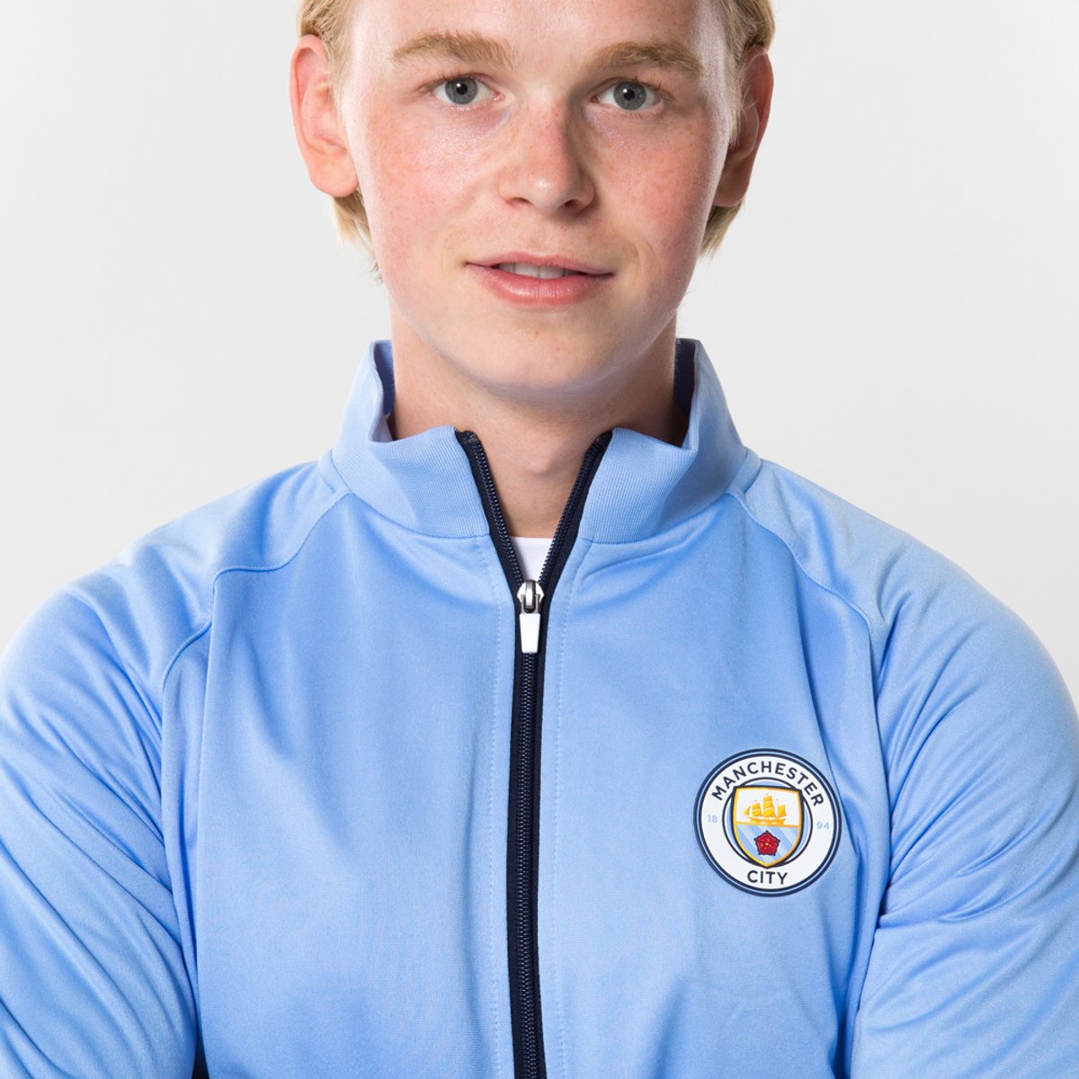 Manchester City FC trainingspak voor volwassenen - maat M - heren joggingpak