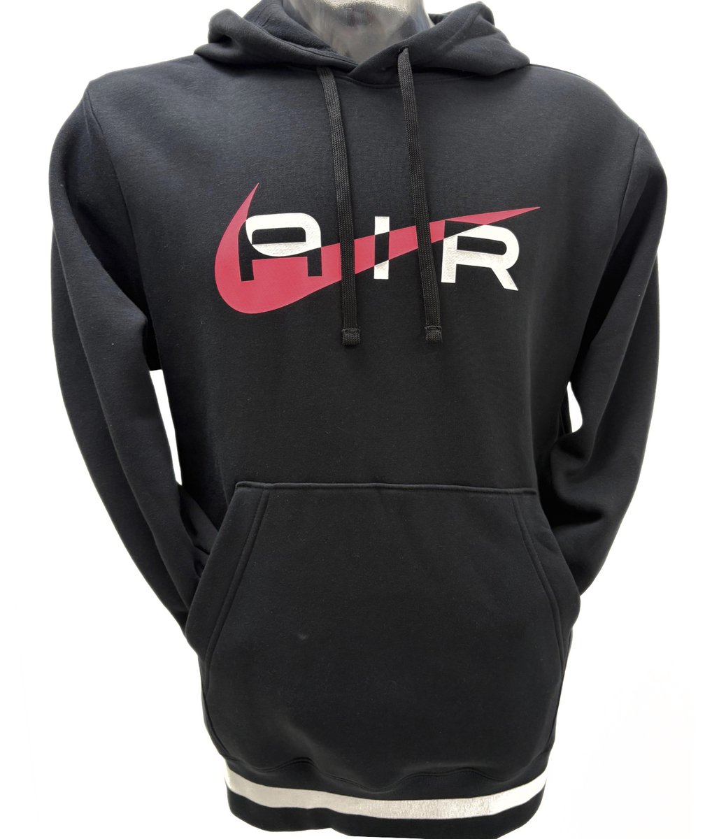 Nike Air Sportswear Brushed Fleece Hoodie Zwart