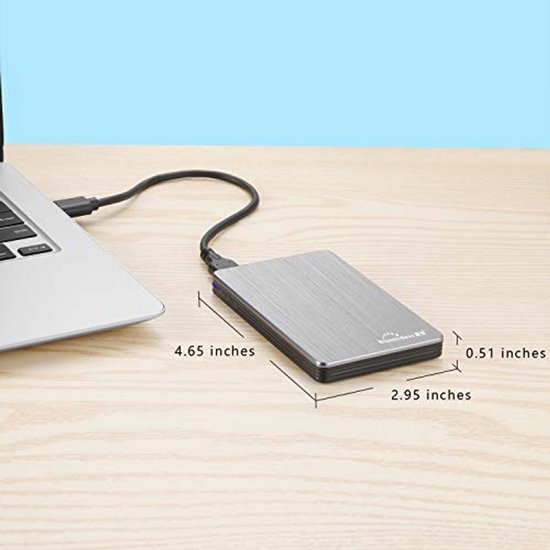Draagbare Externe Harde Schijf 2,5 inch met USB 3.0 - 250GB — afbeelding 4
