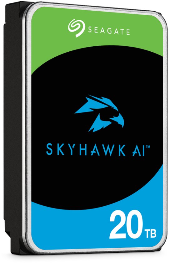 Seagate SkyHawk AI ST20000VE004 interne harde schijf 20 TB 7200 RPM 512 MB 3.5" SATA III — afbeelding 2
