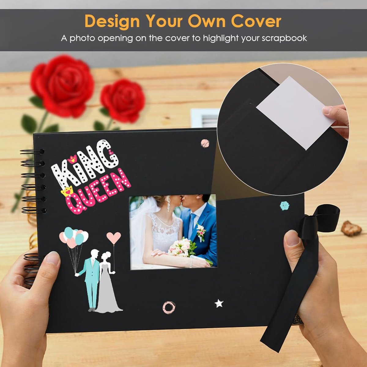Candala fotoalbum met harde kaft – luxe album voor je mooiste herinneringen handig formaat tijdloos design lichte constructie
