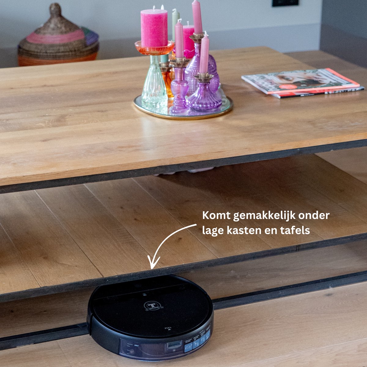 TONIHOMI® G20 - Robotstofzuiger met dweilfunctie - Automatisch opladen - Robotstofzuiger met app - Robotstofzuiger huisdieren - Dweilrobot - Zwart – foto 6